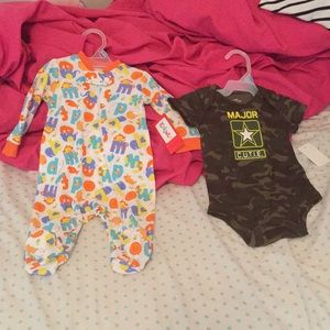 Two cute baby outfits